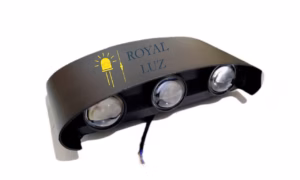 Lámpara aplique de pared ojo de lupa 6 luces
