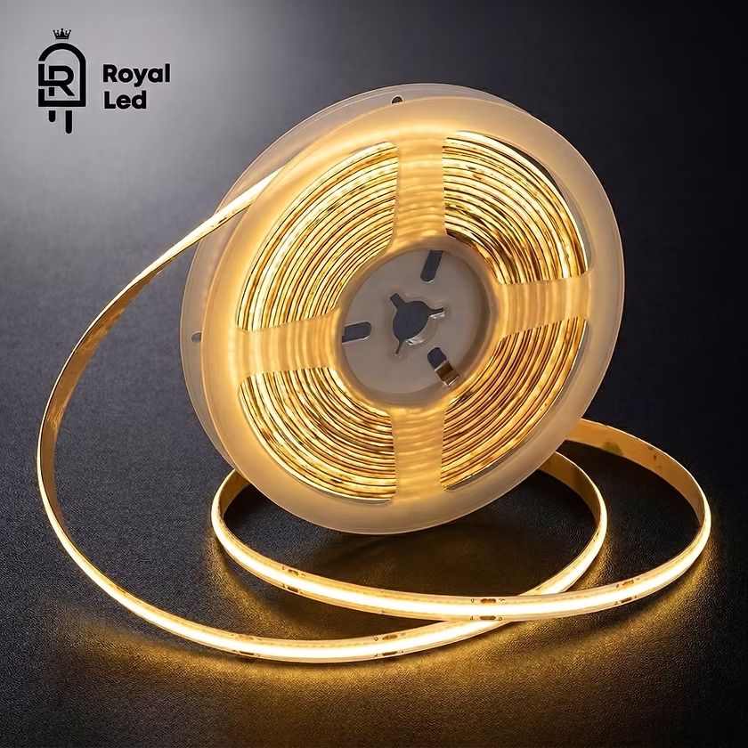Cinta LED 110 V tipo COB rollo de 10 metros