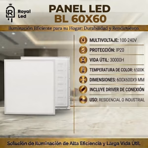 Panel LED 60 × 60 BL — imagen 2