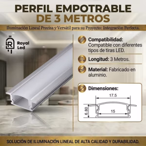Perfil incrustar 3 metros — imagen 2