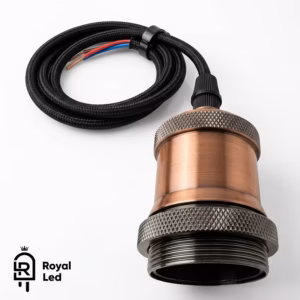 Portalámpara colgante de bombillos vintage — imagen 5