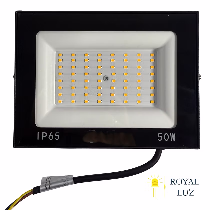 Reflector LED 50 W luz cálida