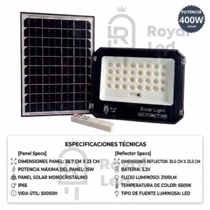Reflector solar 400 W — imagen 2