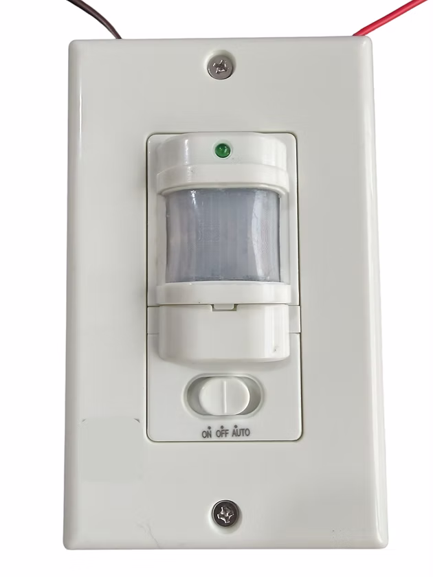 Sensor de movimiento infrarrojo 180º interruptor pared
