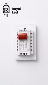 Switch inteligente táctil Wi-Fi Google Home y Alexa color blanco (1 botón) — imagen 2